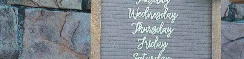 Weekdays